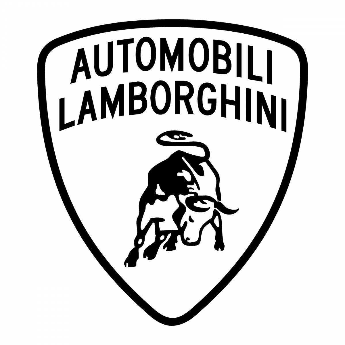 Иконка lamborghini grand coloring page