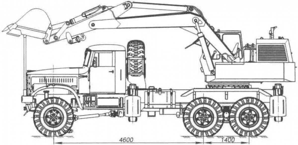 Coloring page charming kraz