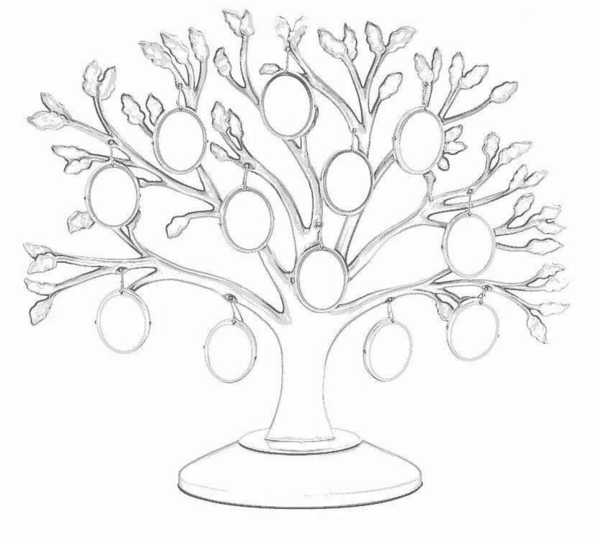Majestic coloring page general tree
