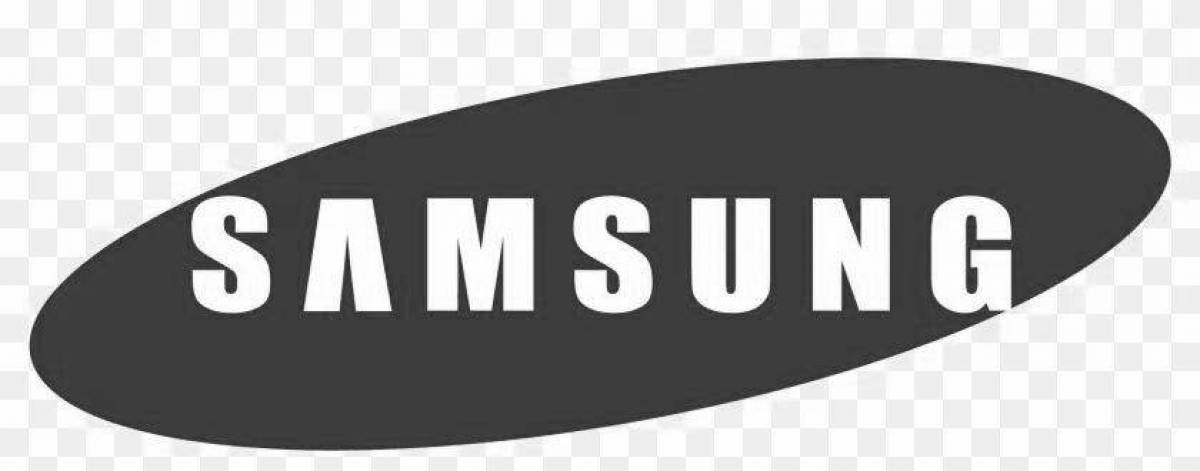 Samsung logo fun coloring