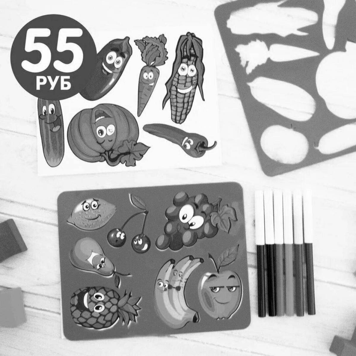 Fix price amazing wooden coloring book