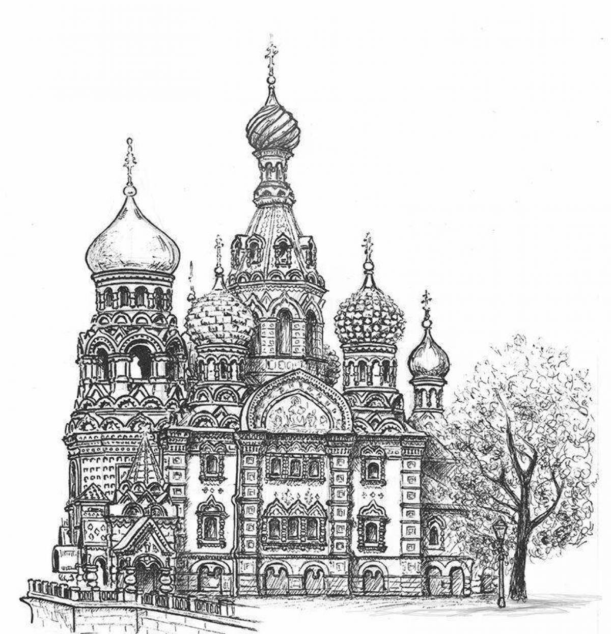 Храм Спаса-на-крови Санкт-Петербург чб