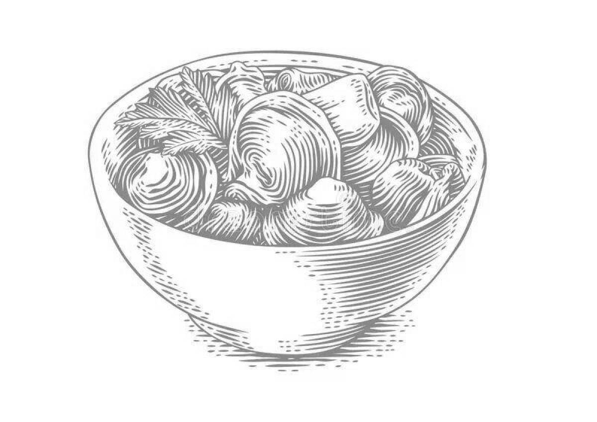 Nice dumplings in a bowl