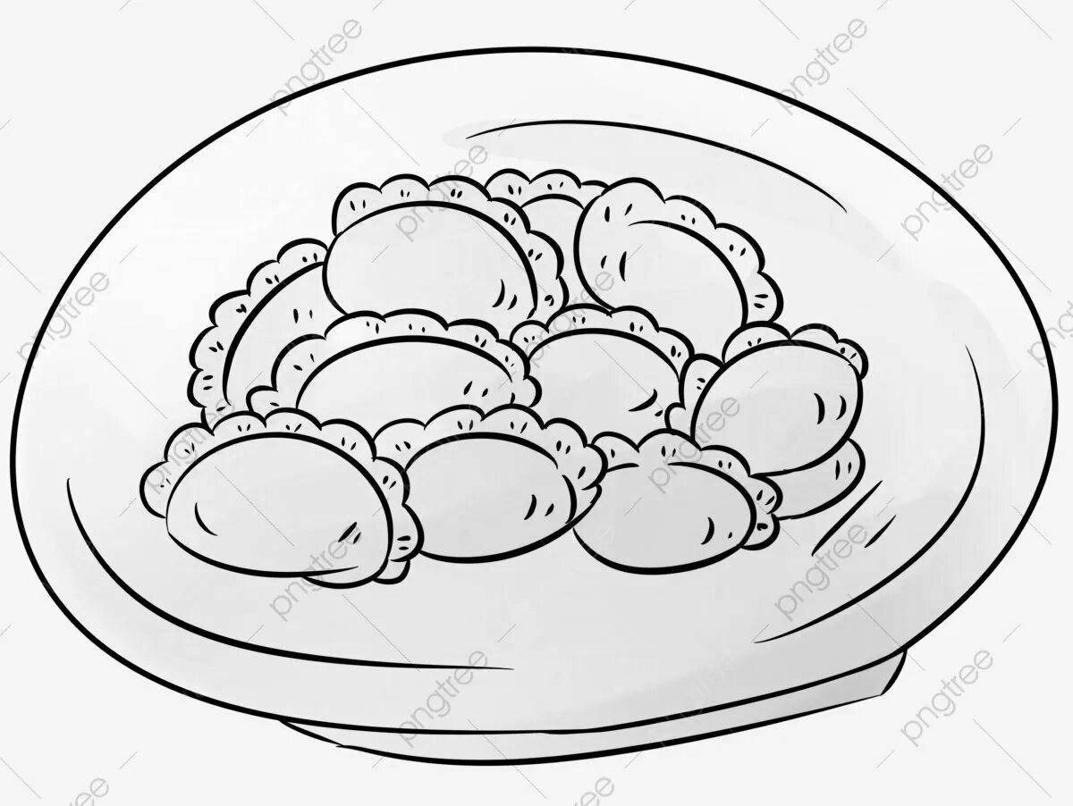 Cheese dumplings in a bowl