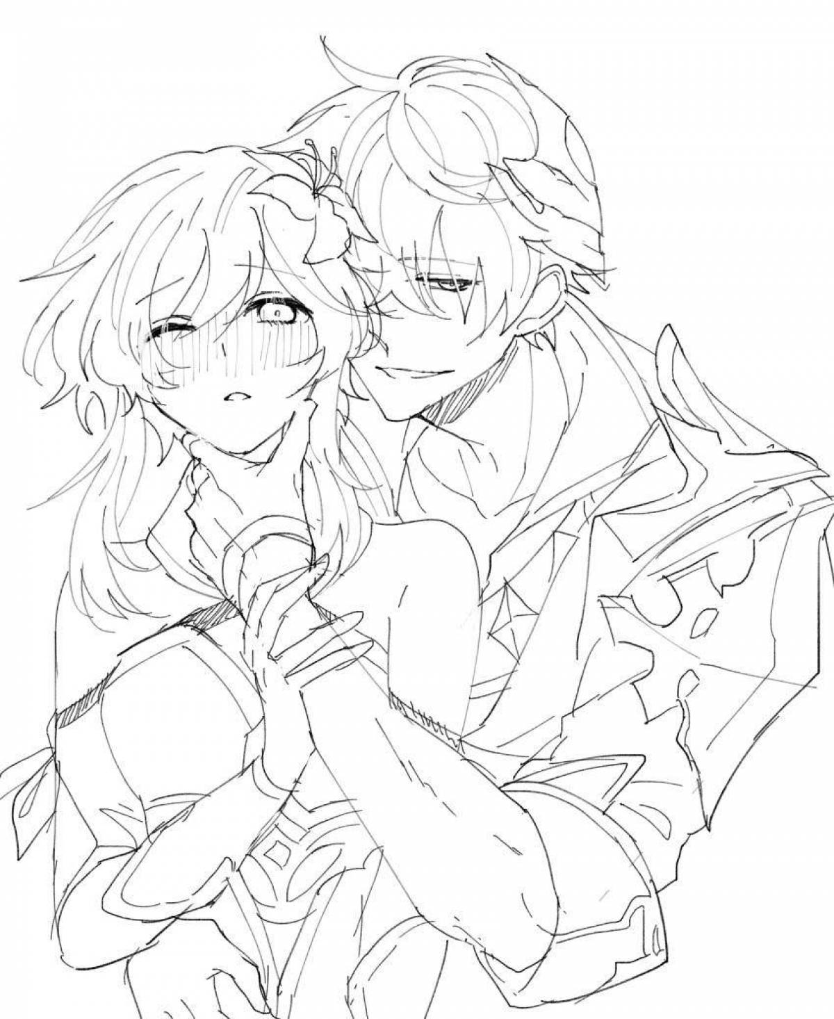 Jun lee genshin colorful coloring