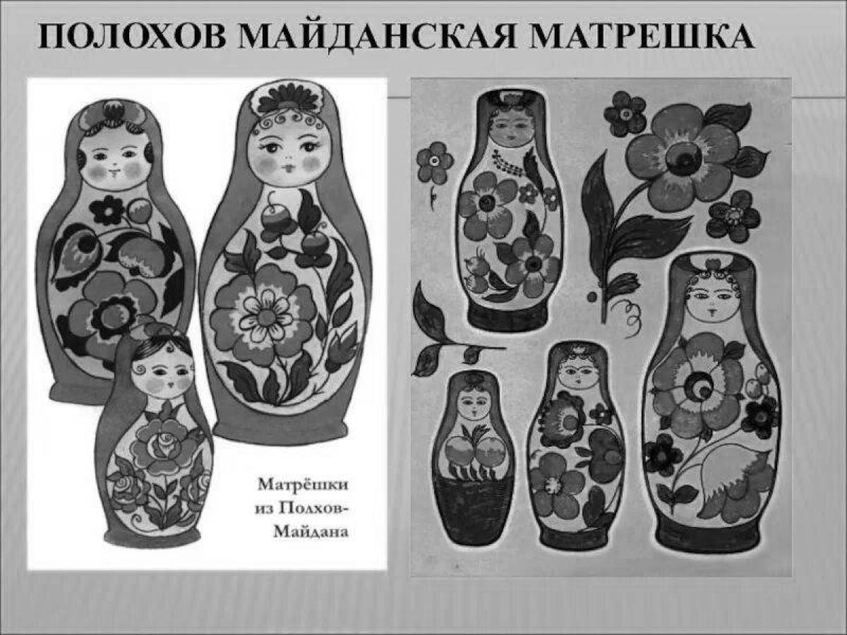 Magnificent Polkhov Maidan matryoshka