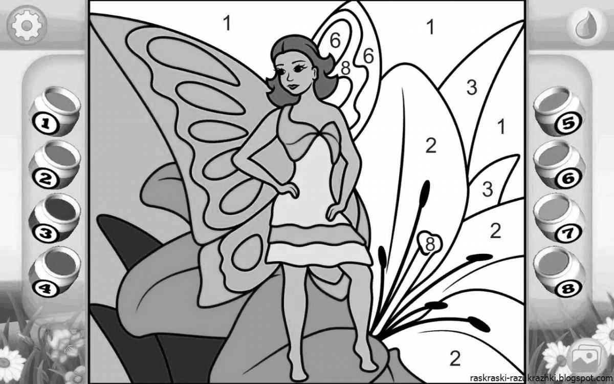 Brilliant computer game coloring pages