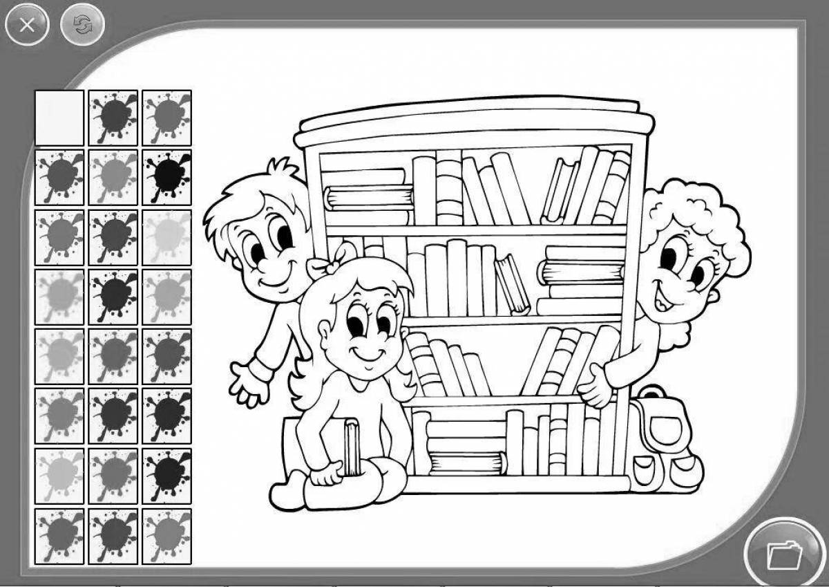 Великолепные компьютерные игры раскраски