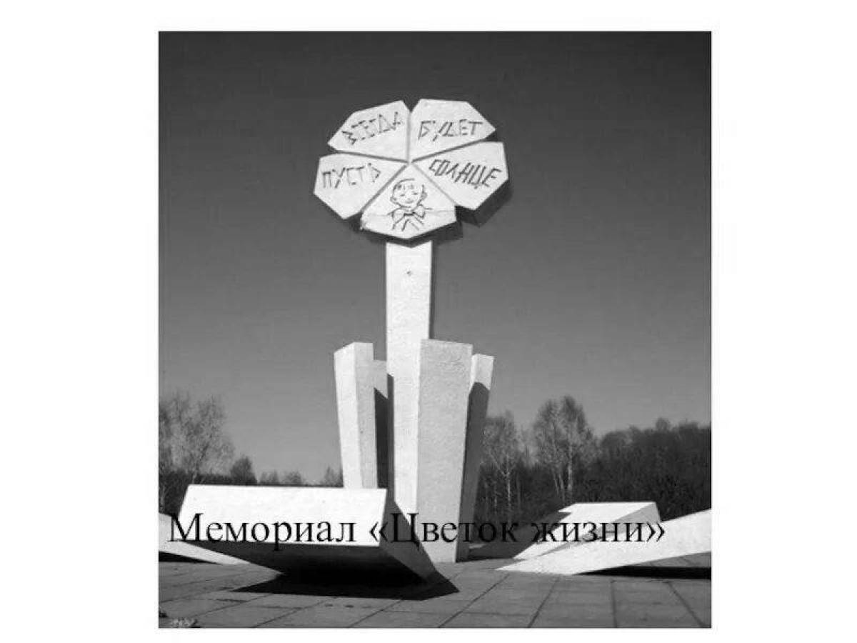 Exquisite coloring monument flower of life