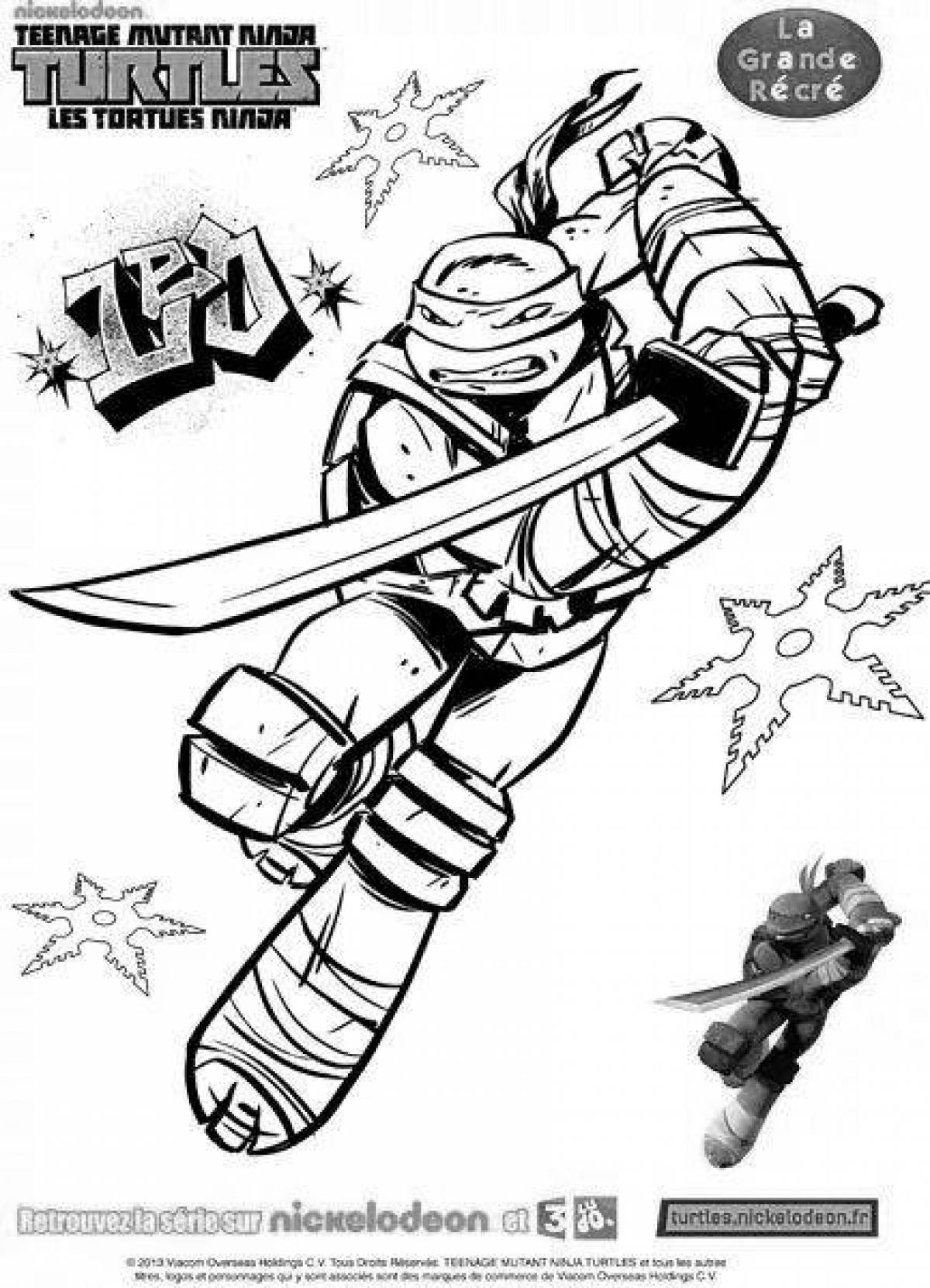 Teenage Mutant Ninja Turtles Coloring Pages