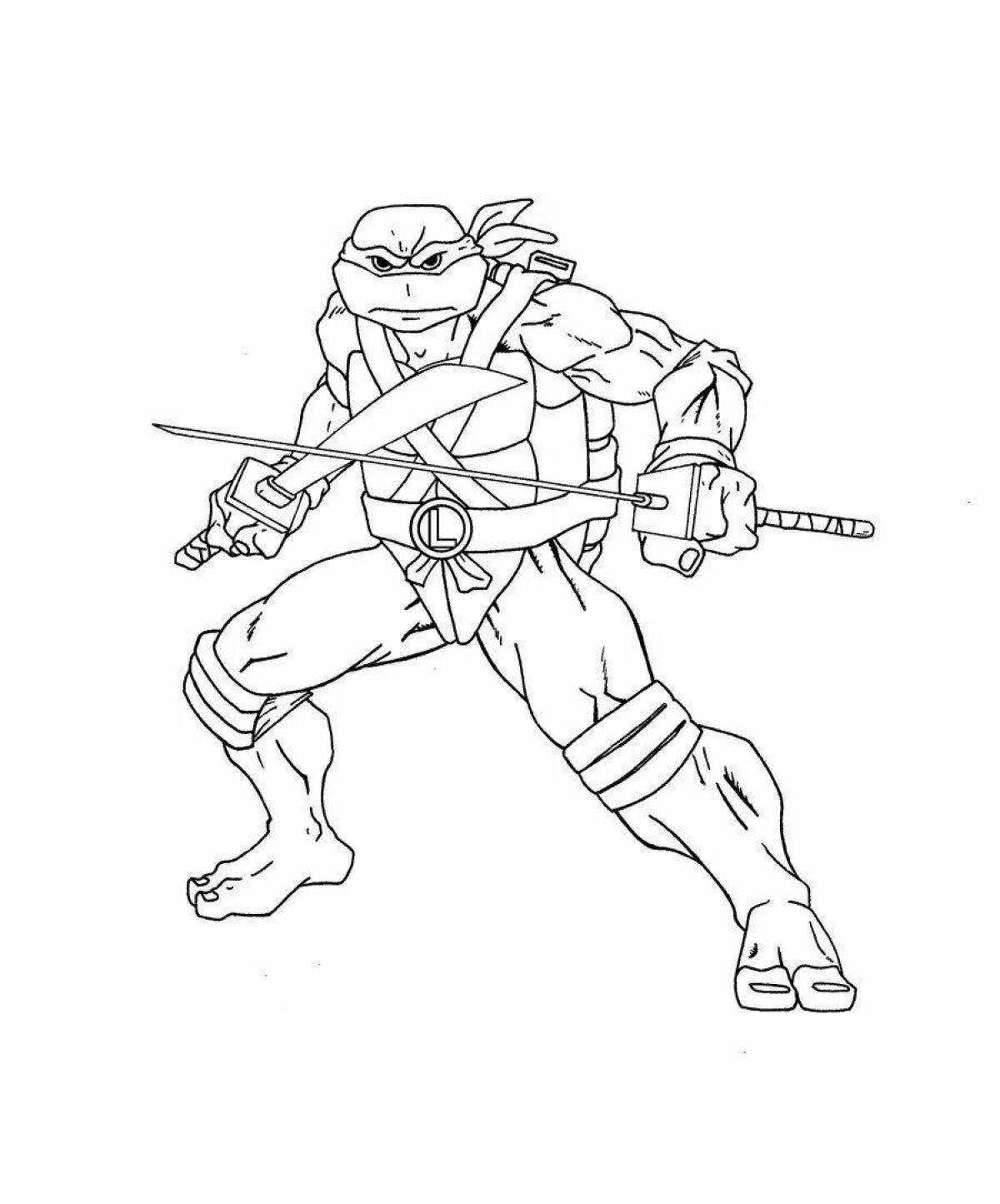 Teenage Mutant Ninja Turtles coloring page