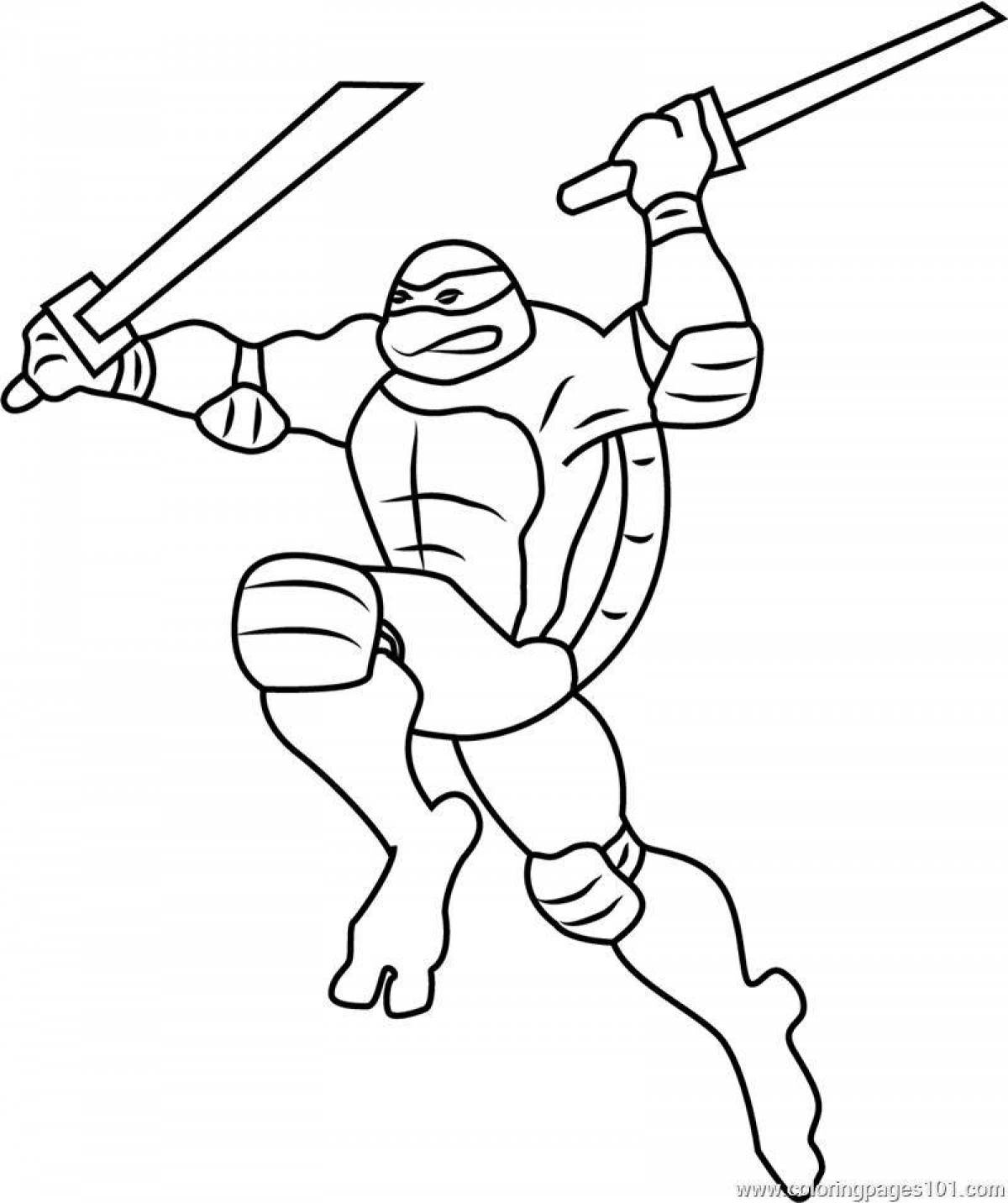 Ninja Turtles coloring page