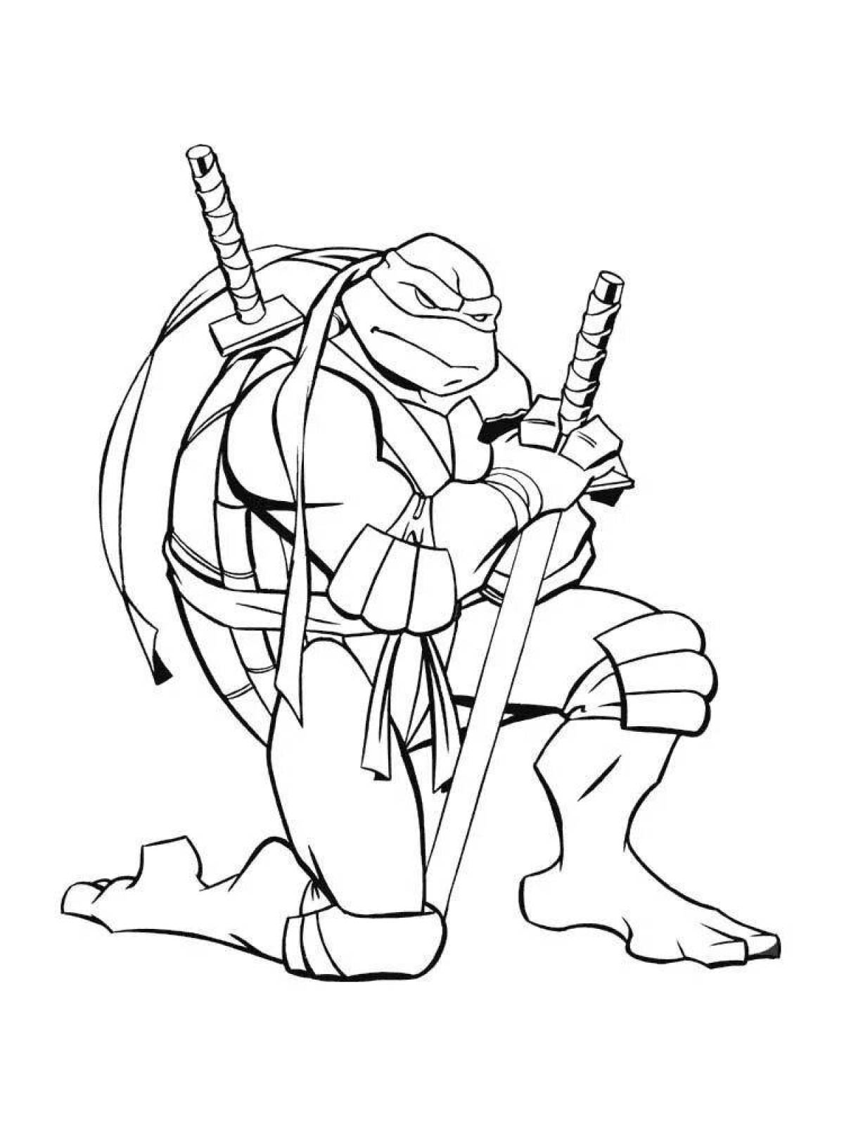 Awesome Teenage Mutant Ninja Turtles coloring book