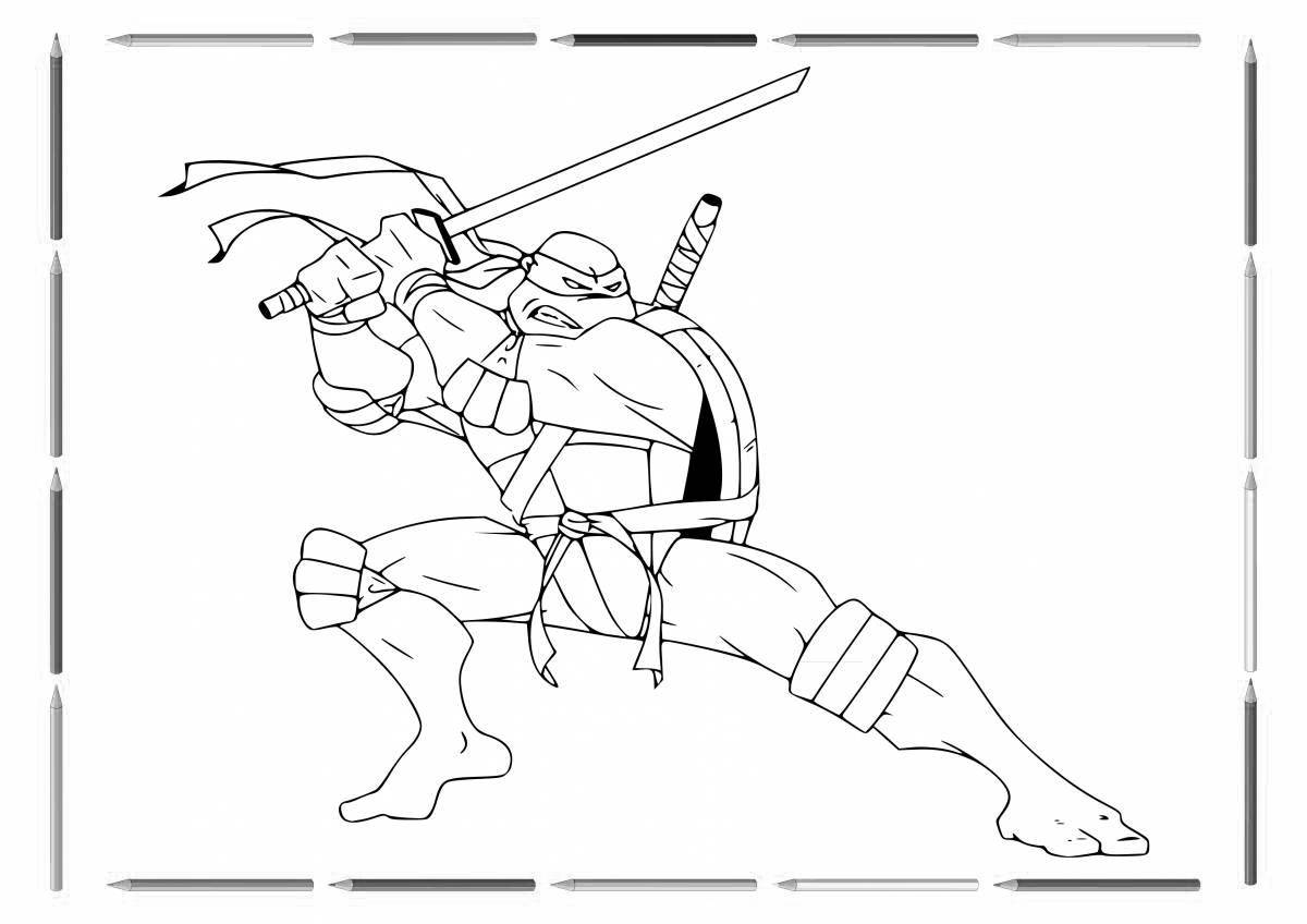 Awesome Teenage Mutant Ninja Turtles coloring book