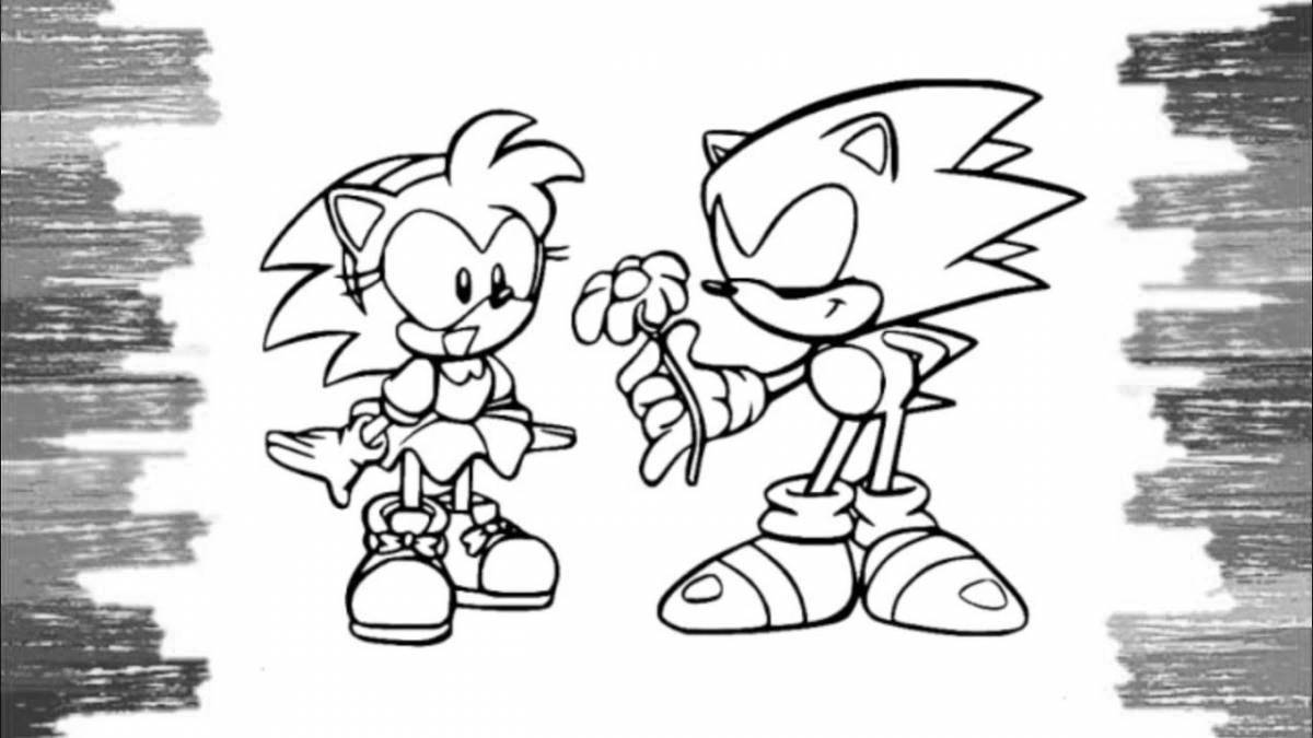 Joyful sonic coloring by numbers