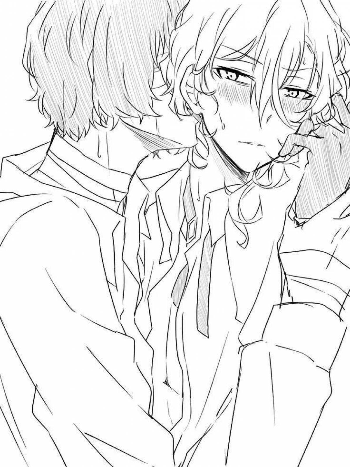 Adorable dazai and chuya coloring book