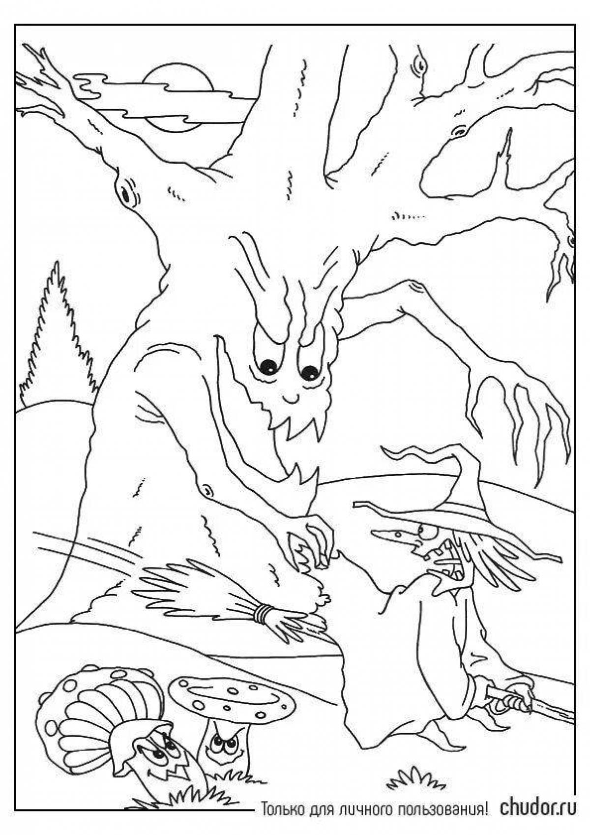 Shocking horror coloring pages for kids
