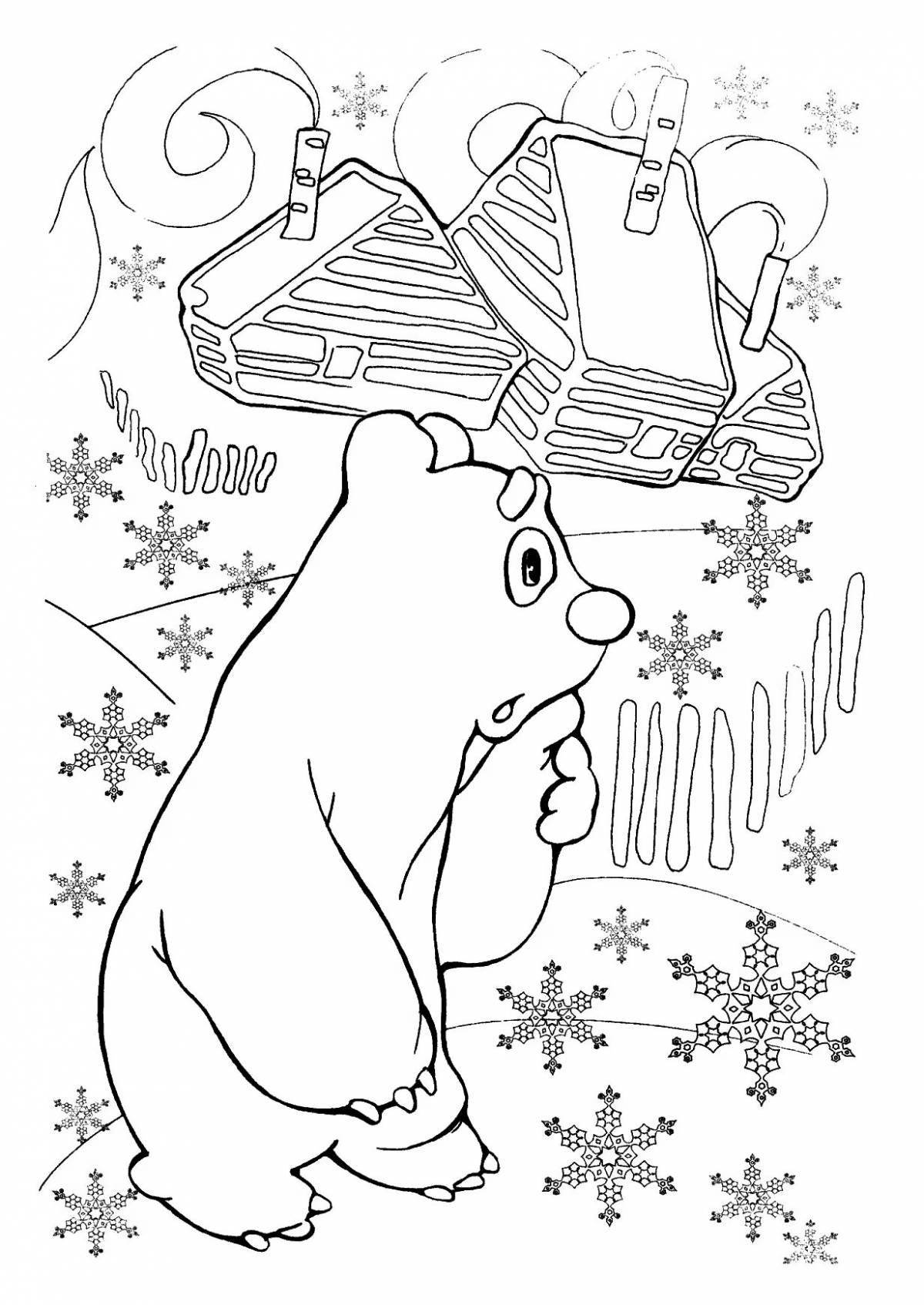 Intriguing umka coloring book