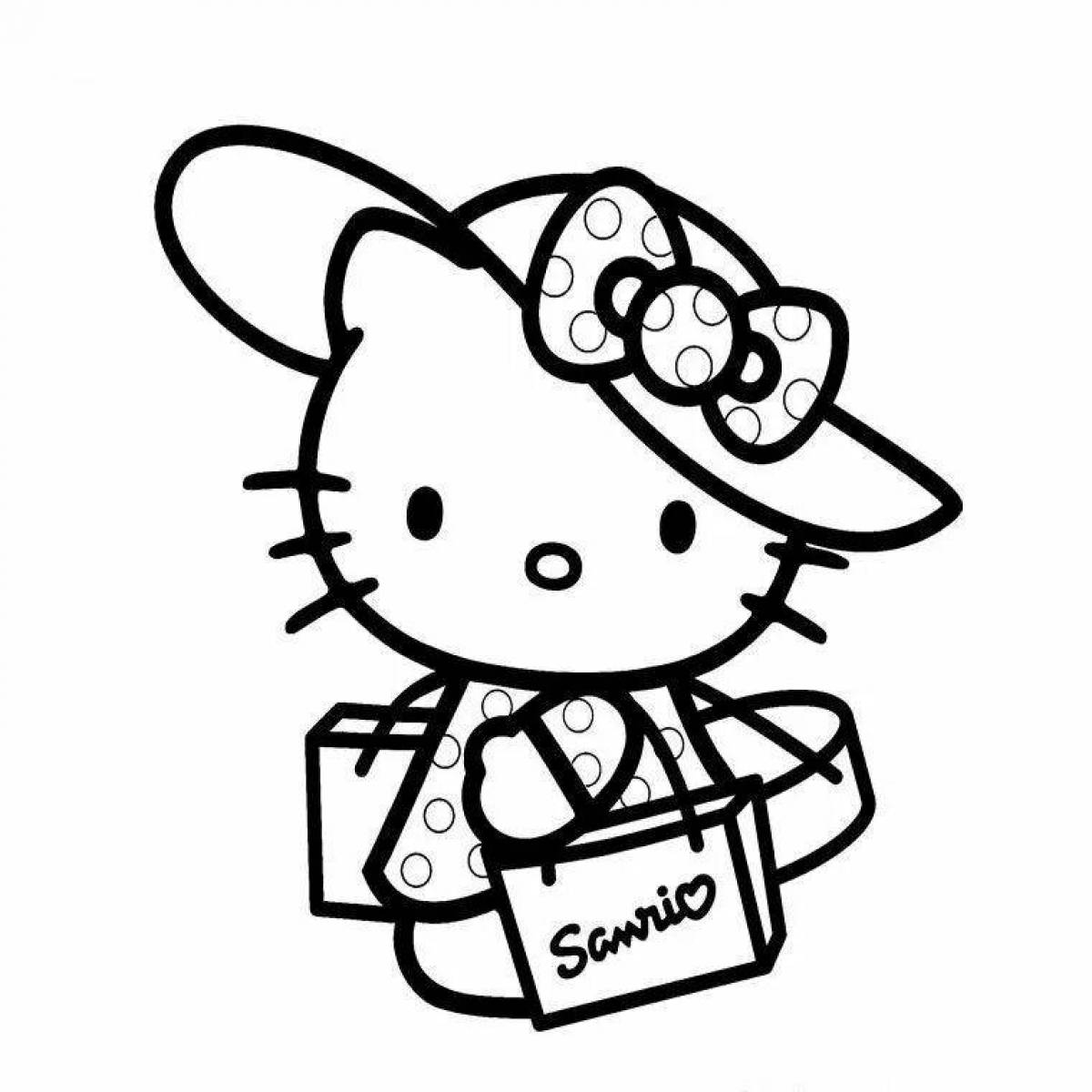 Hello kitty coloring book
