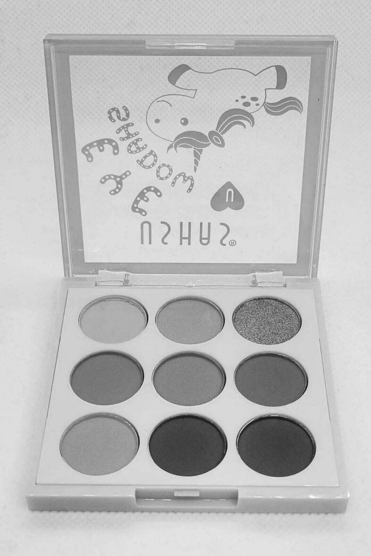 Colorfully stunning eyeshadow palette 9 colors