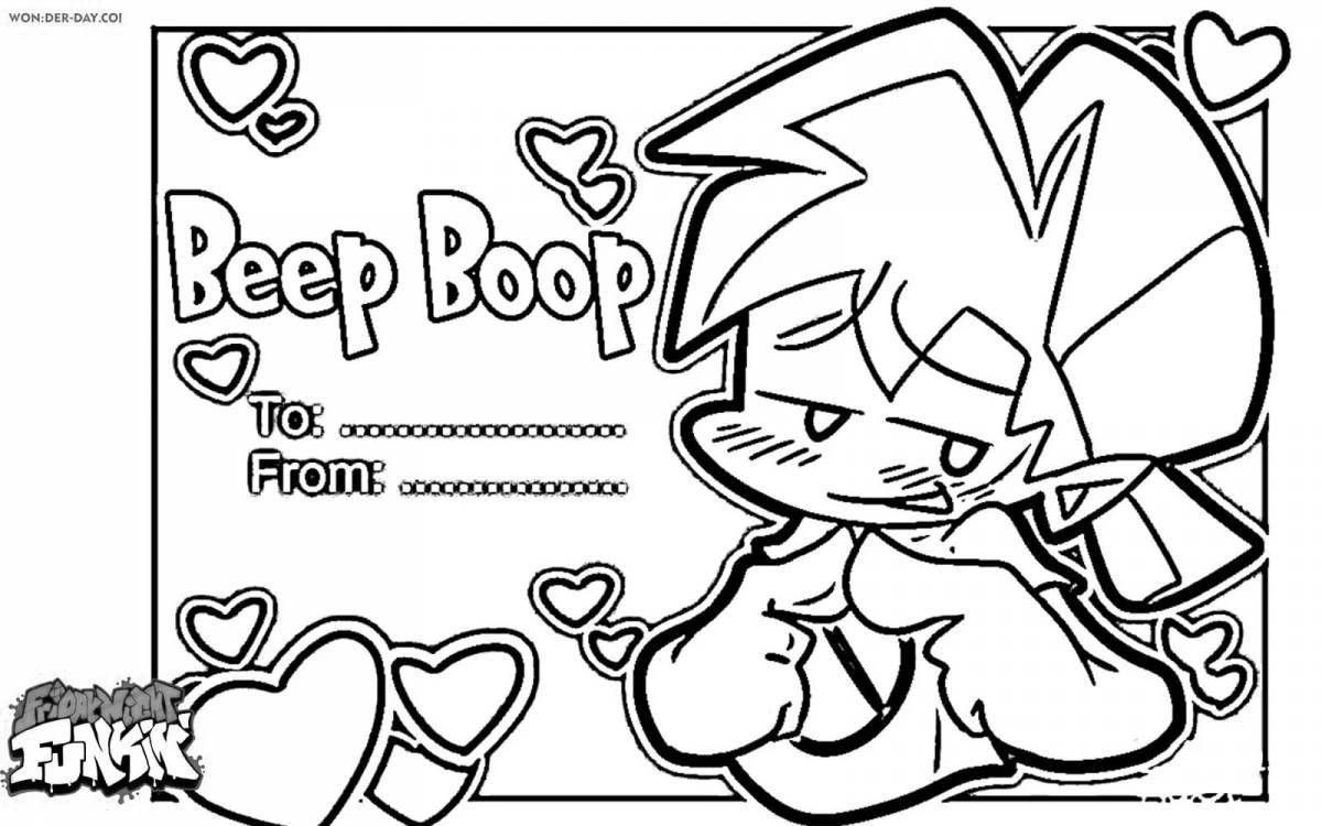 Friday night funkin' exciting coloring book