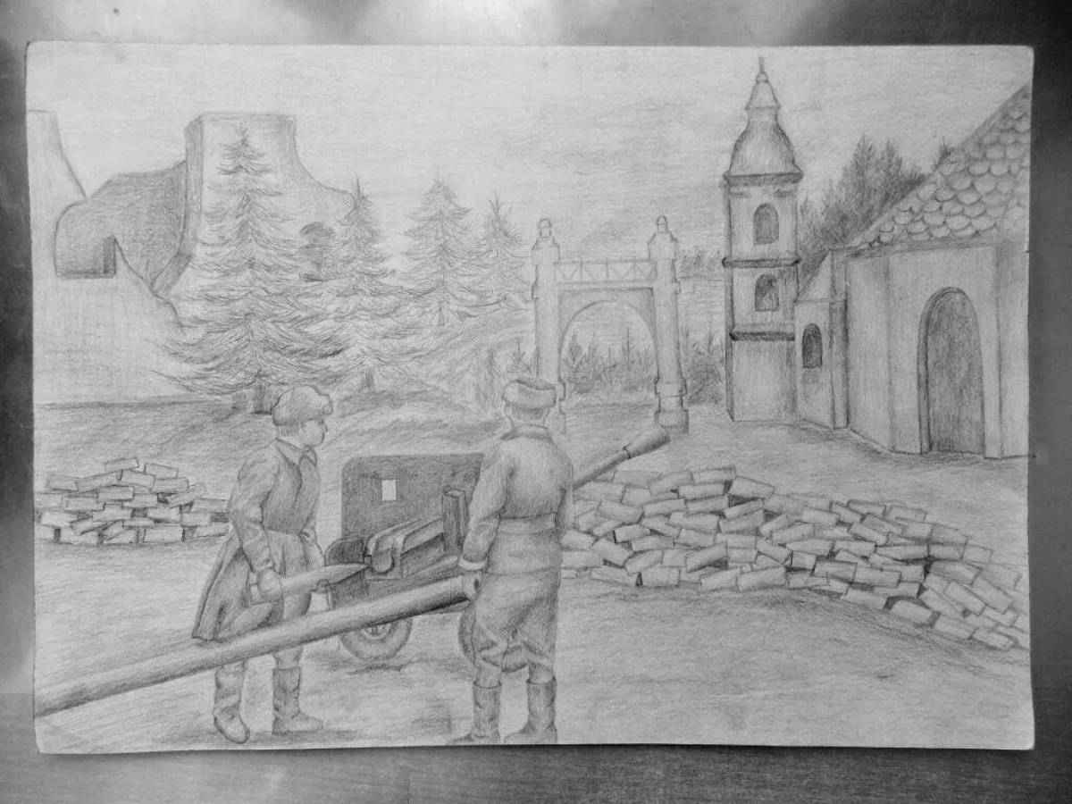 Цветущая раскраска ко дню освобождения воронежа