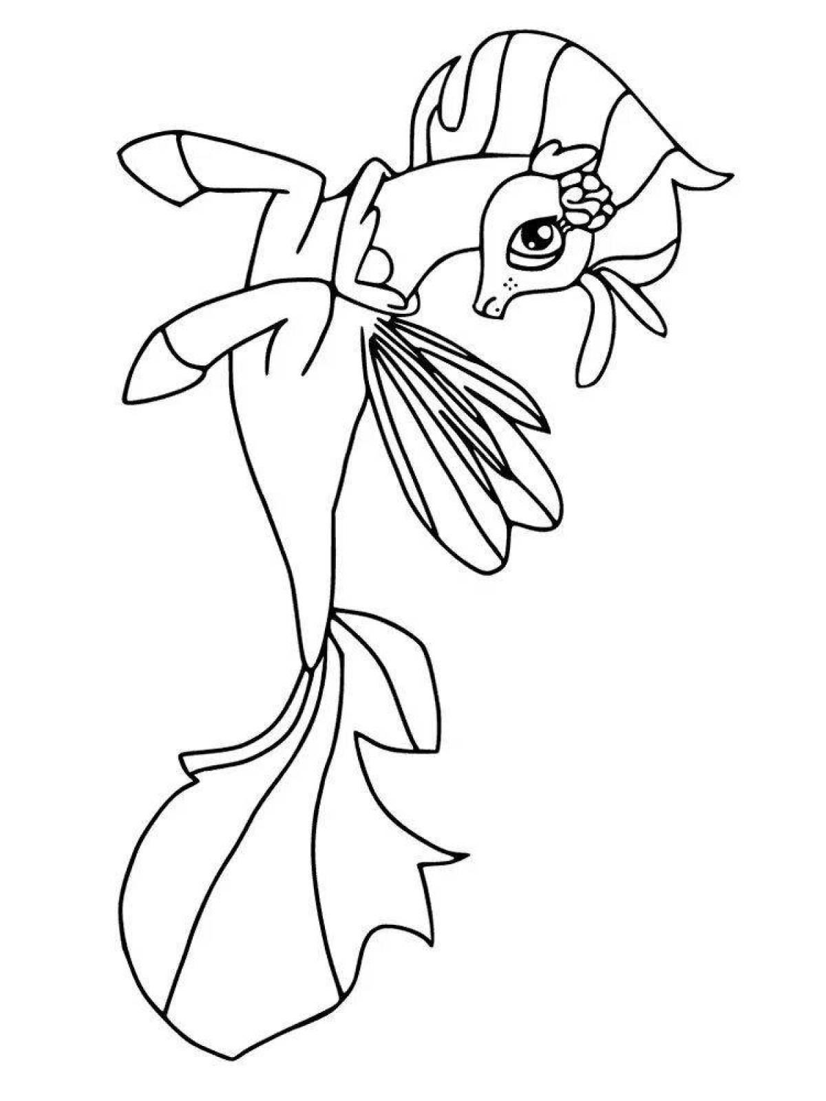 Tempting coloring my little pony mermaid