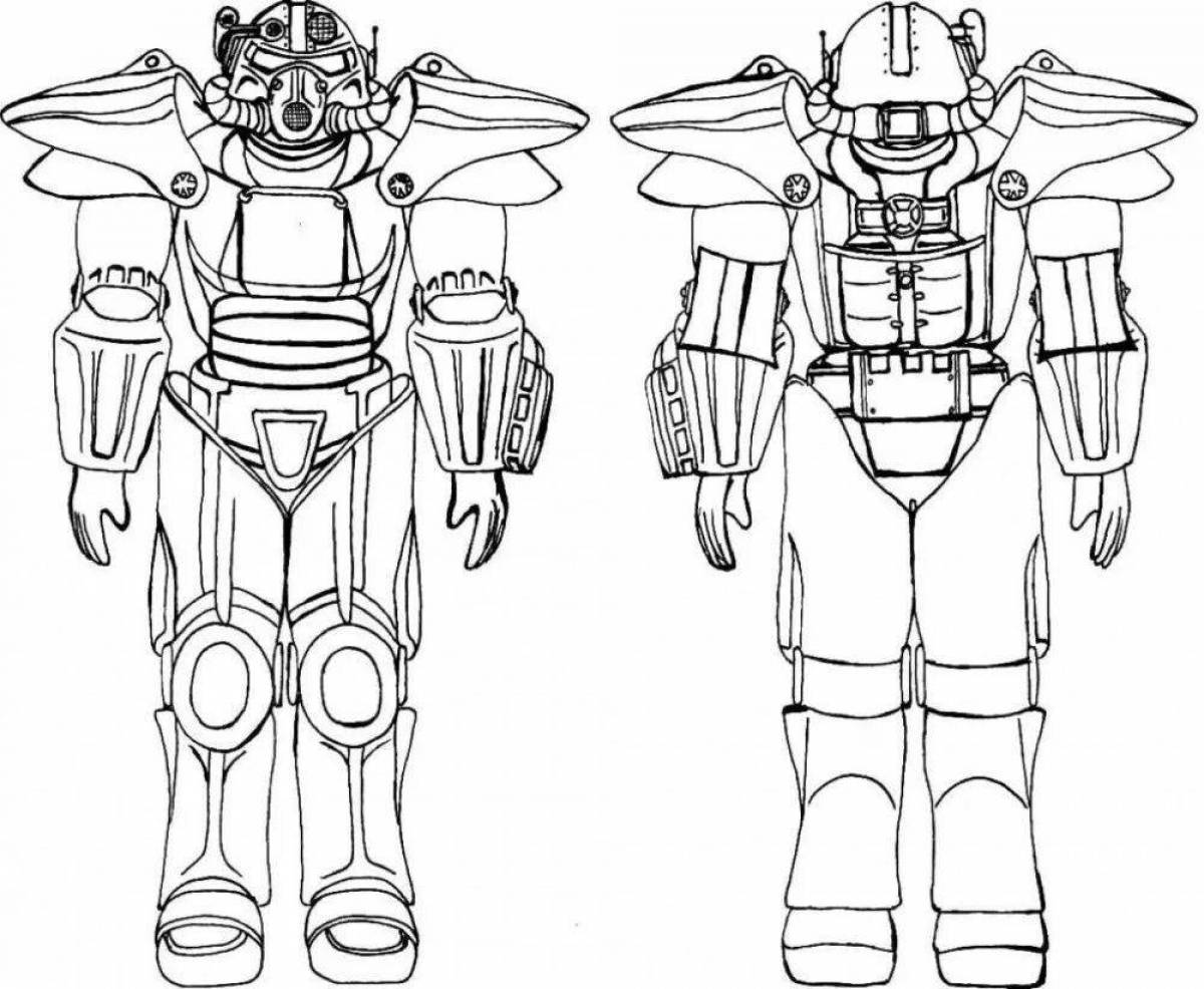 раскраска комбинезона фоллаут 4 фото 24