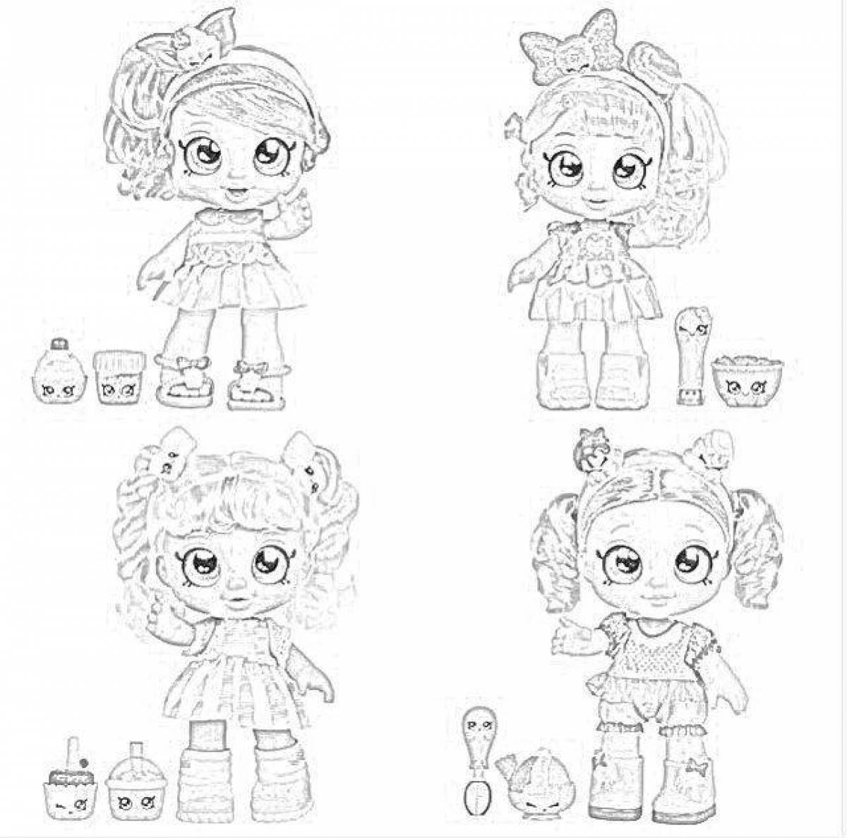 Раскраски кидс распечатать. Kindi Kids раскраска. Кинди КИД распечатка. Донатина раскраска. Candy Kids раскраска.