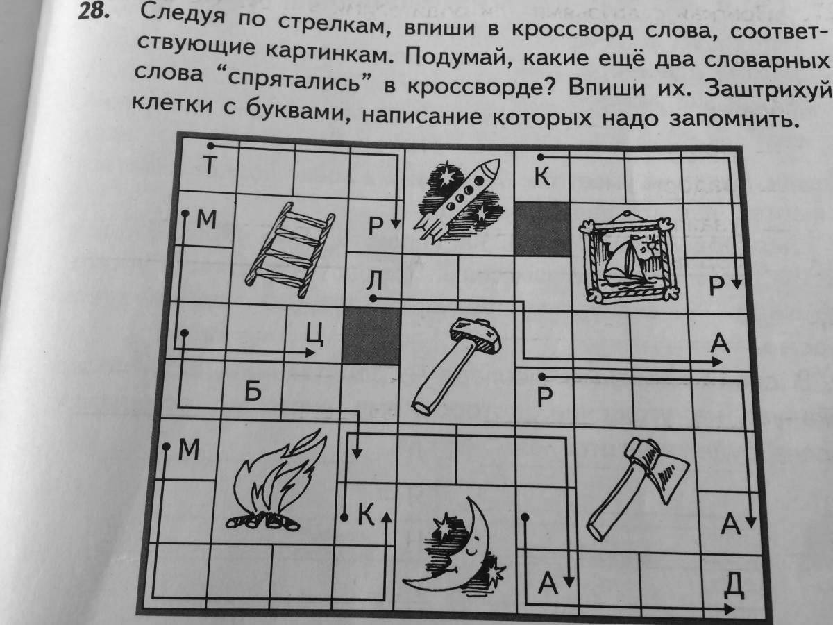 Быстро сделанный эскиз 5 букв сканворд