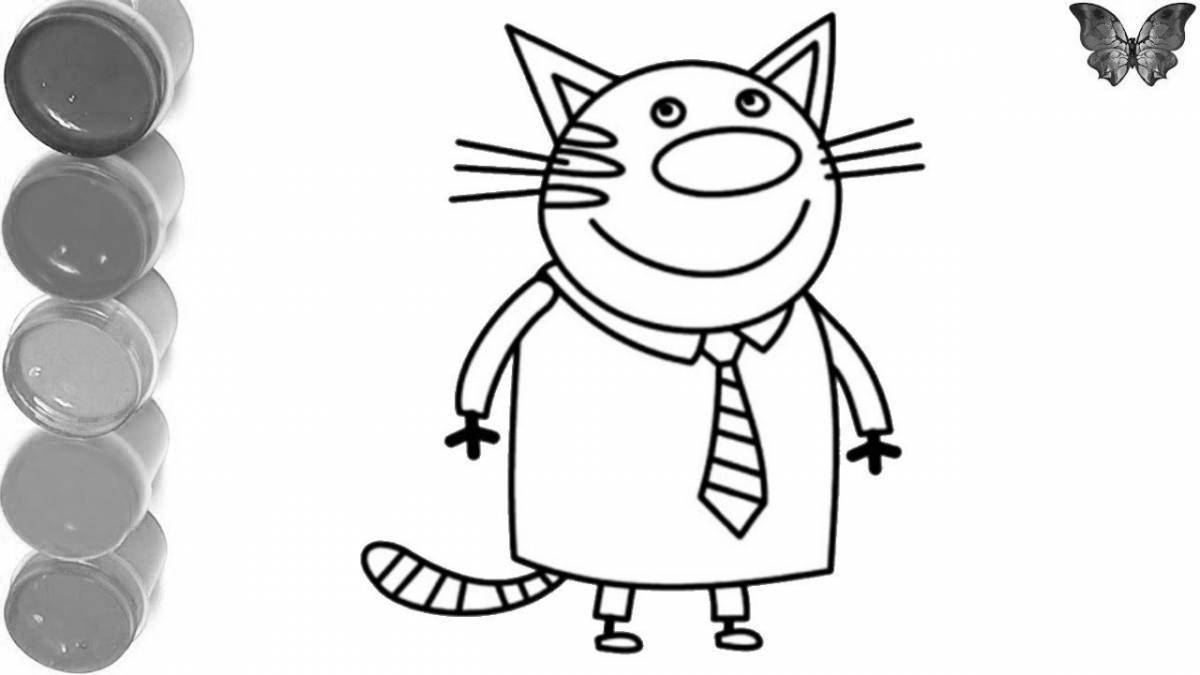 Coloring book shortbread compote and caramel ambrosial