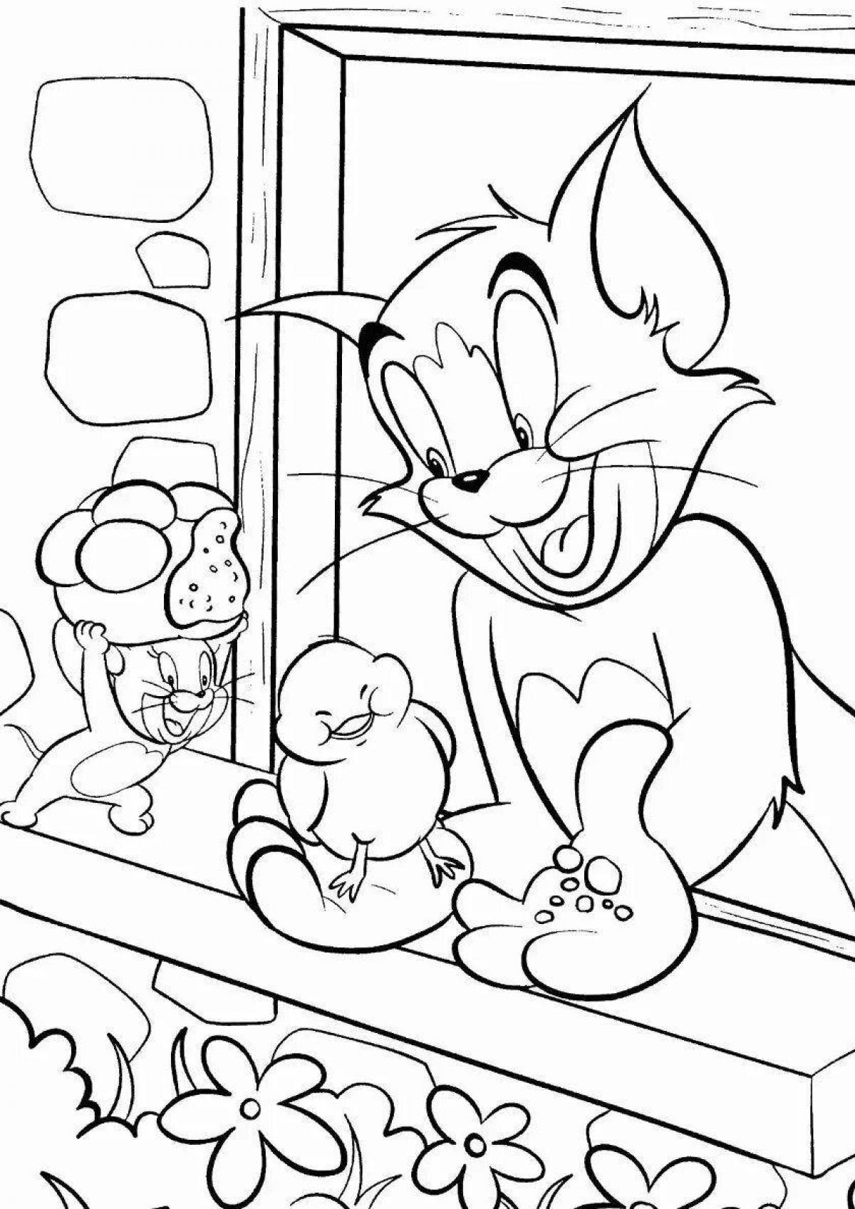 Coloring game tom and jerry