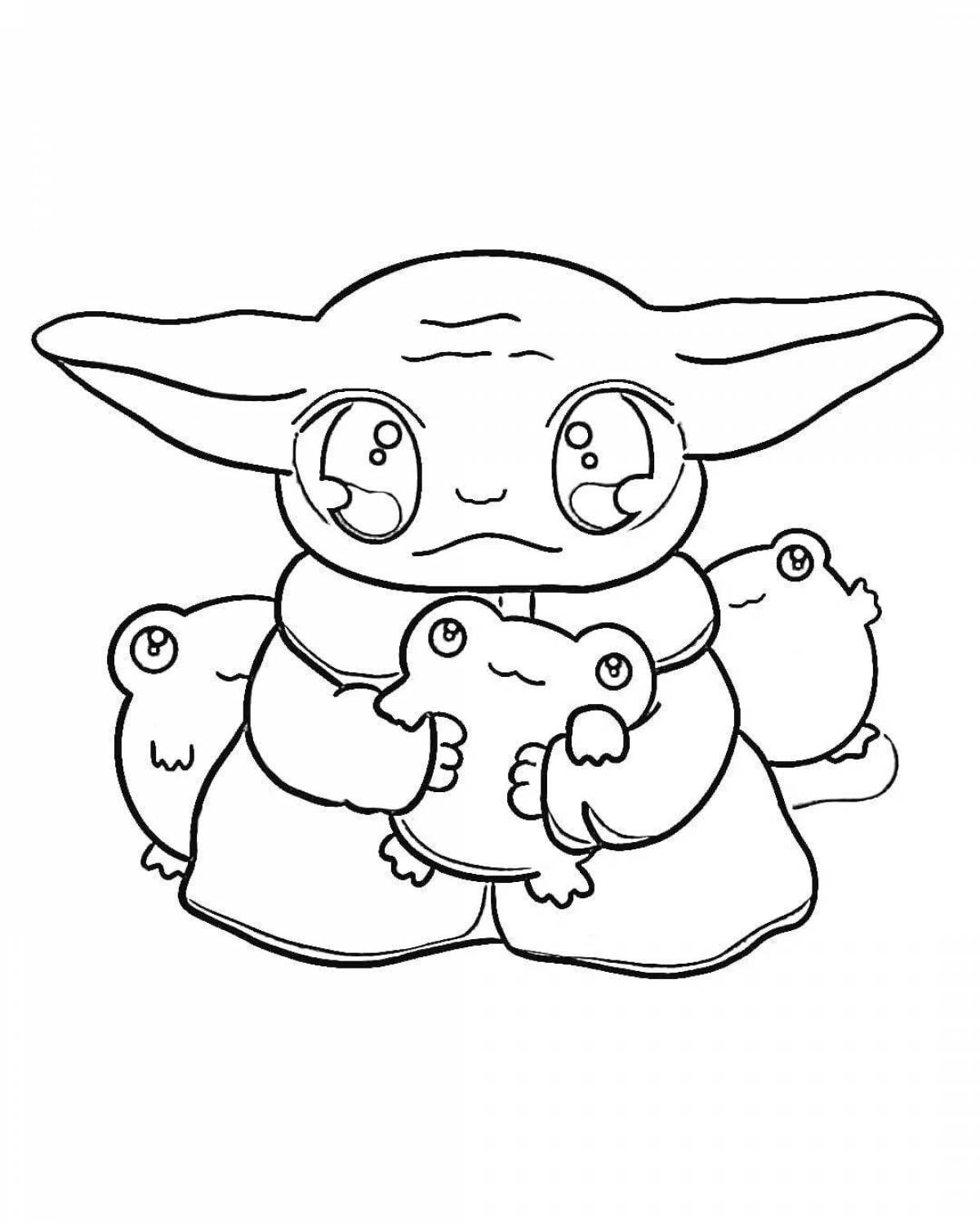 Great star wars food coloring page