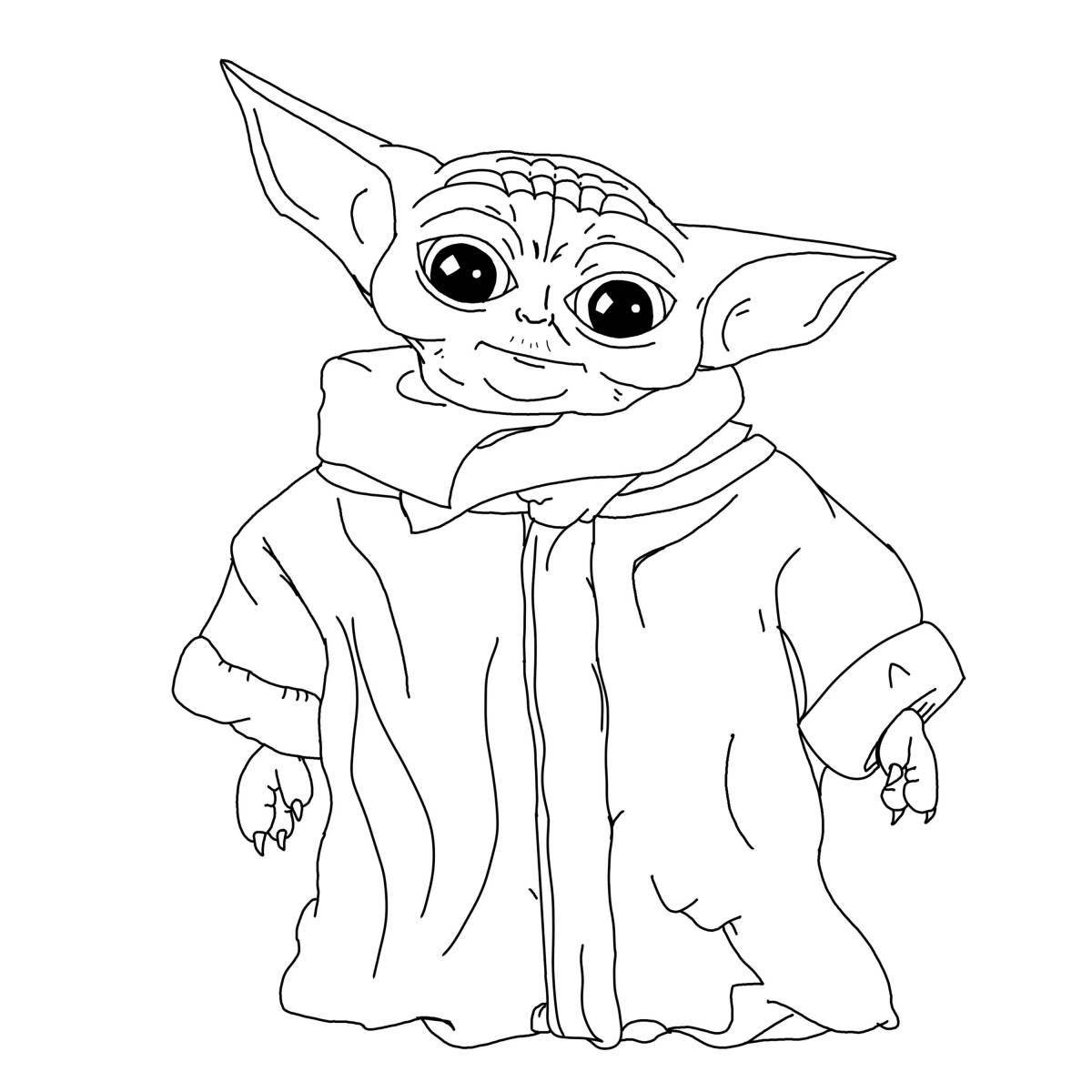 Awesome star wars food coloring page
