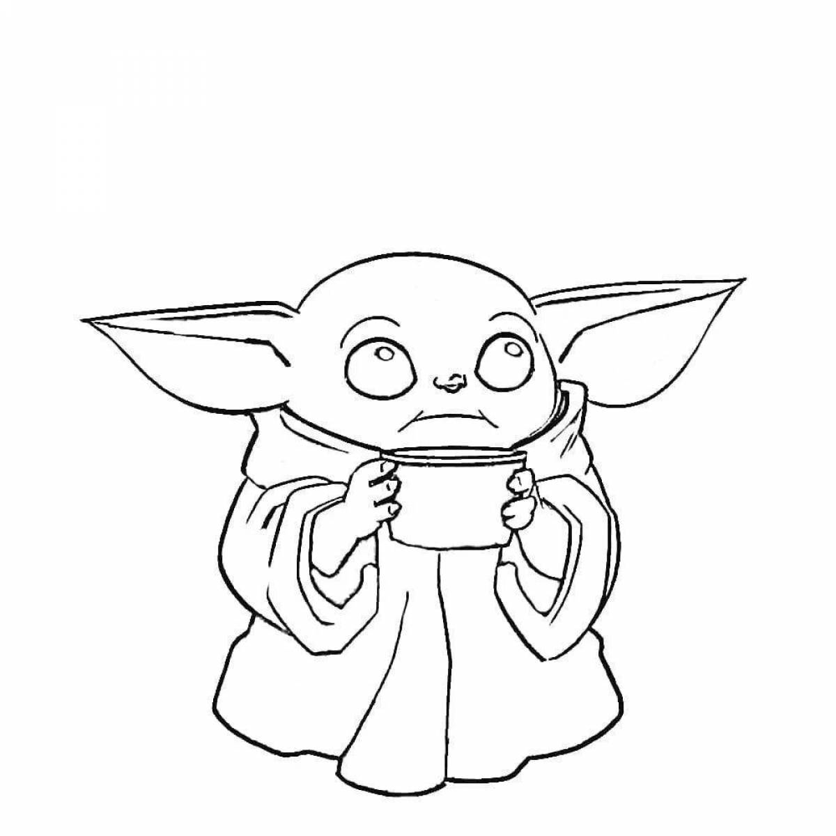 Star wars food coloring page