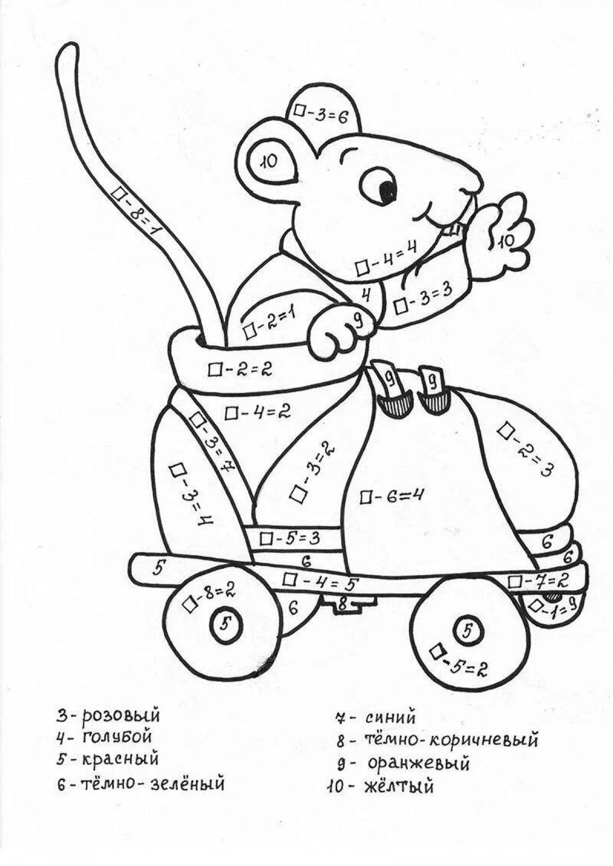 Fun 10 adding coloring page