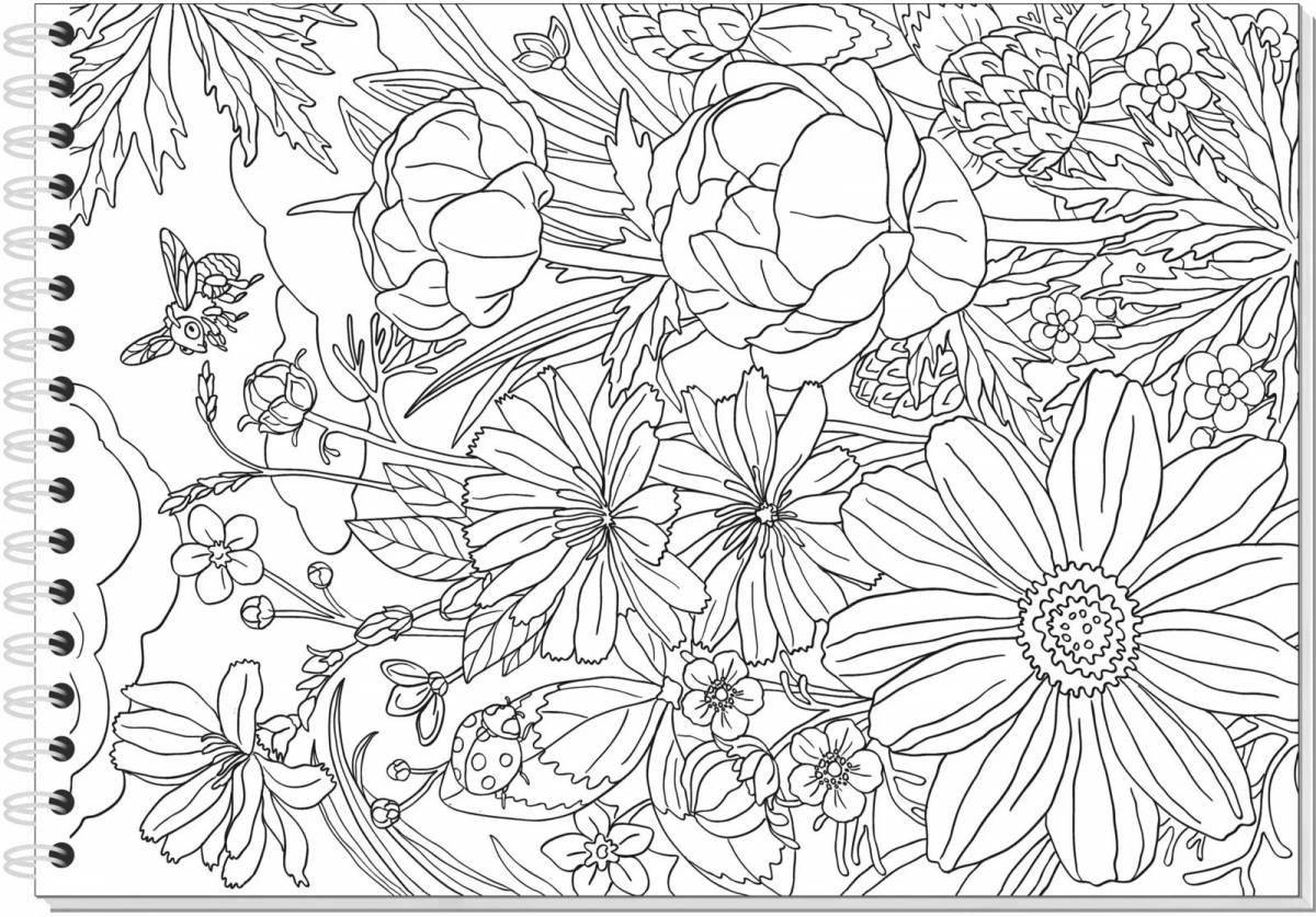Playful coloring book for children