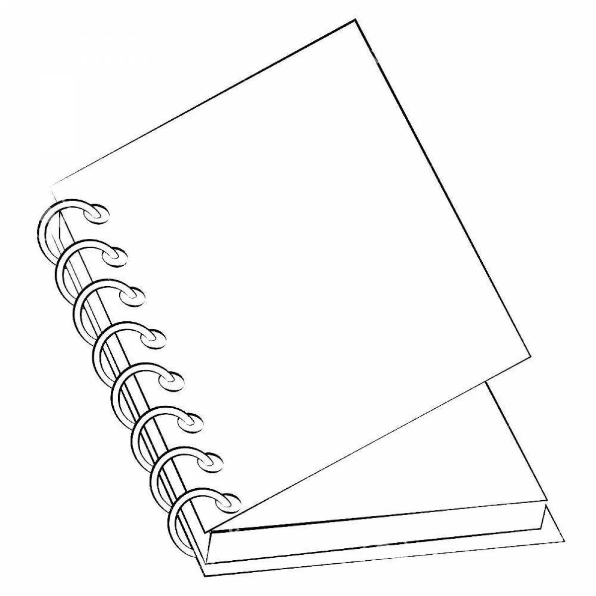 Цветной альбом-раскраска для детей