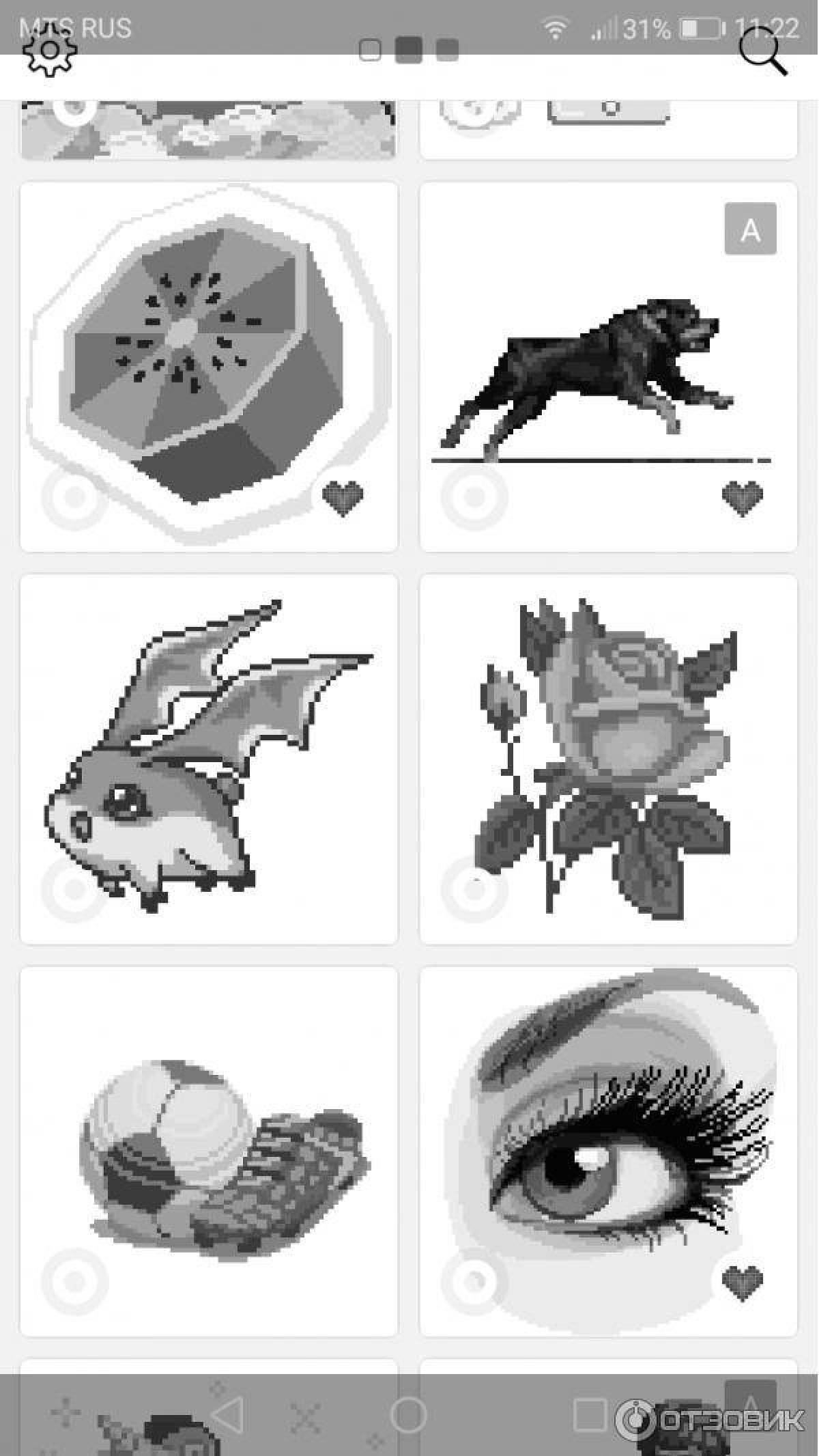 Playful sandbox coloring by numbers