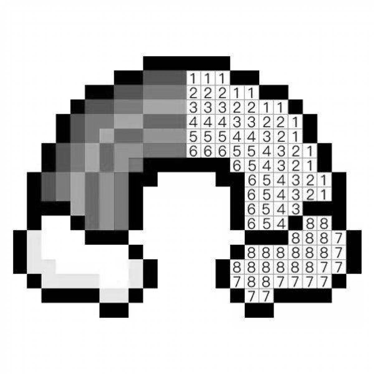 Завораживающий пиксель-арт от numbers evil