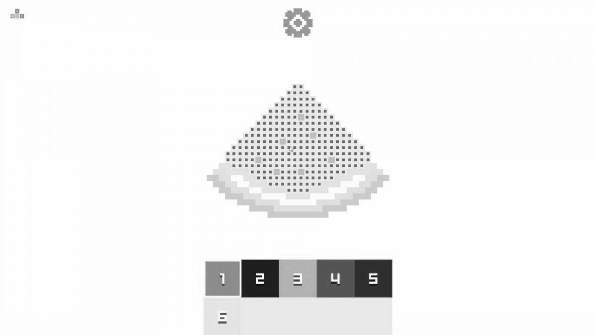 Intense pixel art by numbers evil