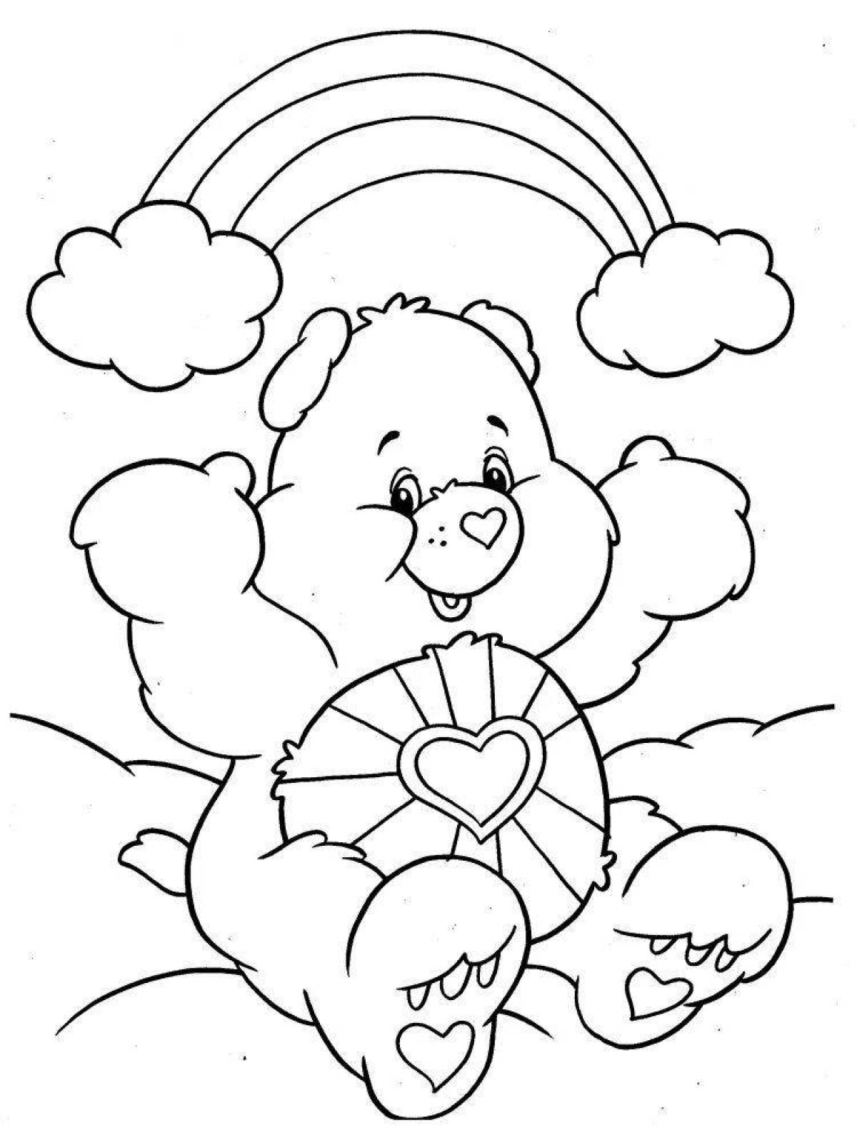 Radiant coloring page of the best lungs in the world