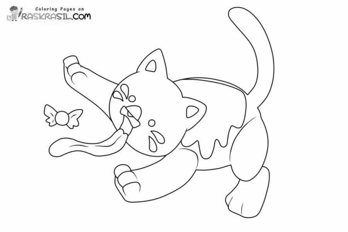 Funky candy cat from poppy playtime