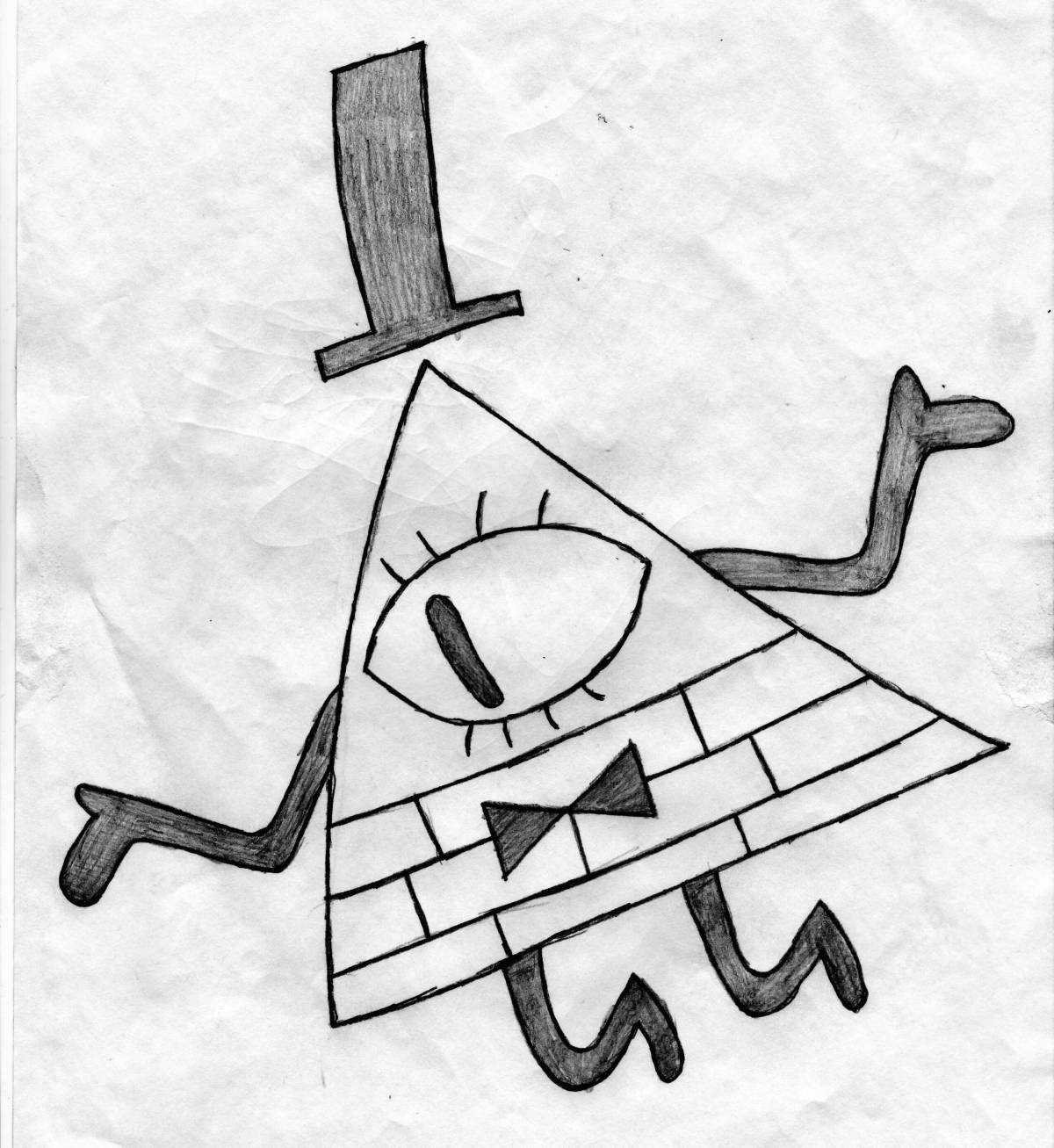 Animated slate from gravity falls