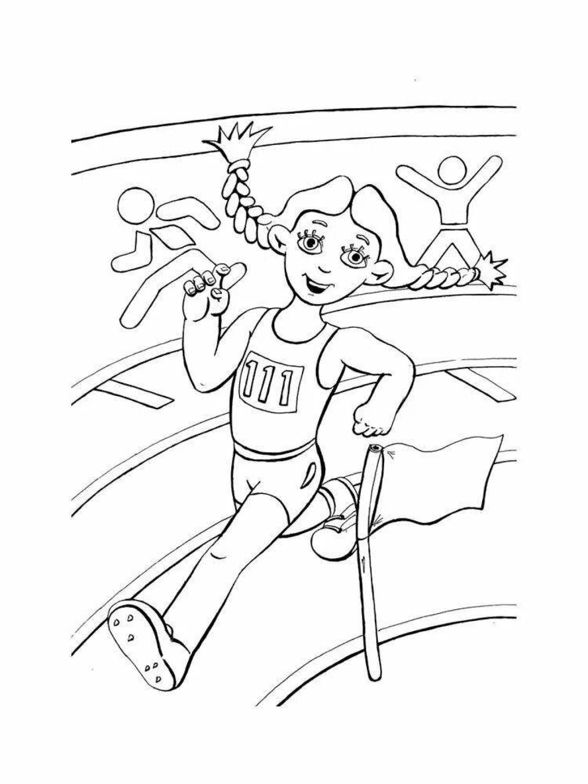 Motivational coloring book healthy lifestyle Grade 3