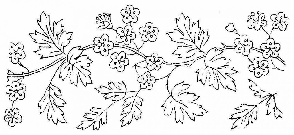 Fun striped coloring page