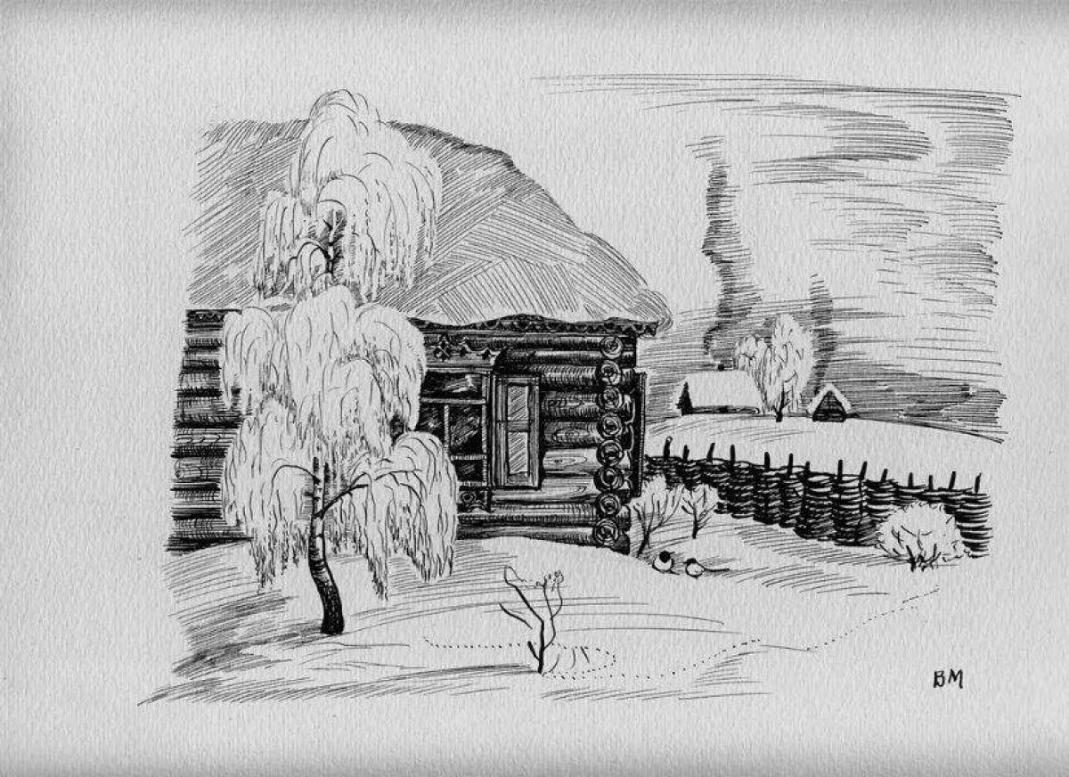 White birch under my window #1