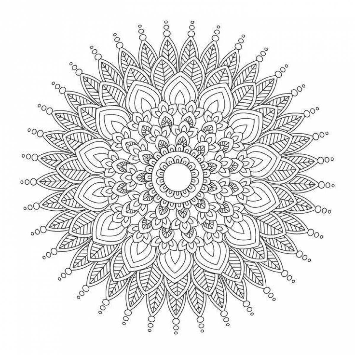 Radiant wish fulfillment mandala