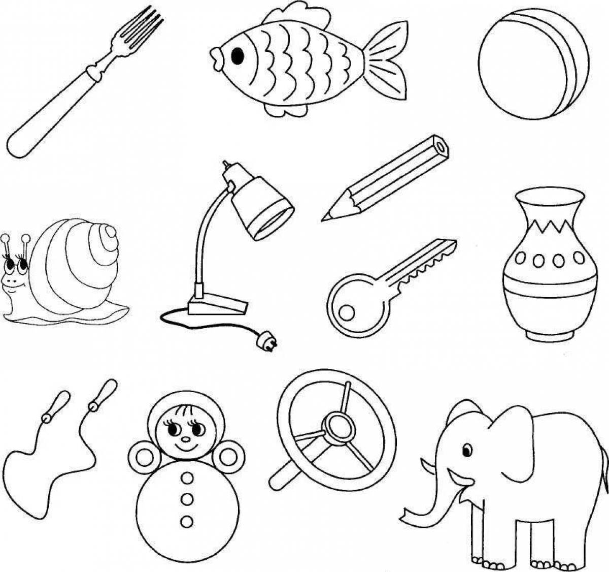 Color-dazzling back to school sound l speech therapy coloring page