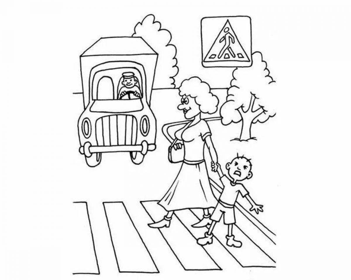 For children traffic rules for kindergarten #4